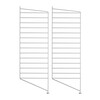 String - String systeem - Onderstrook 85x30cm - grijs/gelakt/85x30cm/set van 2