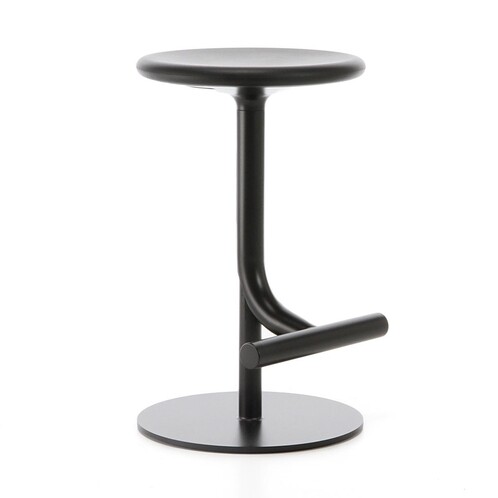 Magis - Tibu - Tabouret de bar 60-77cm - noir/polyuréthane/réglable en hauteur pneumatique 60 - 77 cm