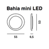 Foscarini - Bahia mini LED Wandleuchte - Strichzeichnung
