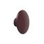 Muuto - The Dots Kleiderhaken XS - burgund/Ø 6,5cm