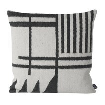 ferm LIVING - Kelim Black Kissen