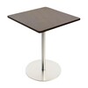 la palma - Brio Fix 72 Bistro Table 60x60cm - dark oak walnut stained/veneer