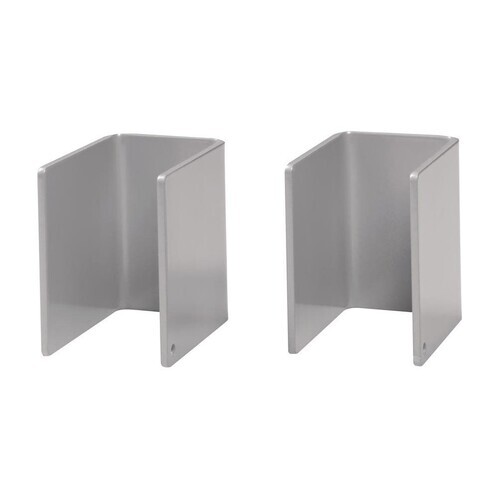 müller möbelwerkstätten - Rolf Heide Stackable Divan Bed Clips Pair - aluminium/for clip on sides/to combine 2 beds together