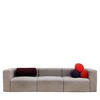 HAY - Mags 3 Seater Sofa 268.5x95x67cm - beige/fabric Remix 233/without cushions