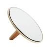 Woud - Barb - Miroir  - chêne/mirior/laqué/Ø x H: 26 x 6cm/Taille 2