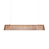 Secto Design - Owalo 7000 - Suspension LED - walnut natur/feuille de placage/2800K/1000lm/câble transparent