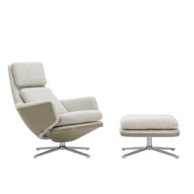 Vitra - Grand Relax Lounge Chair & Ottoman Fabric