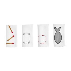 HAY - Sobremesa servet set van 4