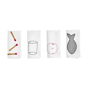 HAY - Sobremesa servet set van 4