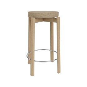 Audo - Passage Bar Stool Upholstered 65cm