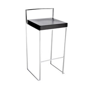 Lapalma - Cubo S62 barkruk zitting leder h65cm