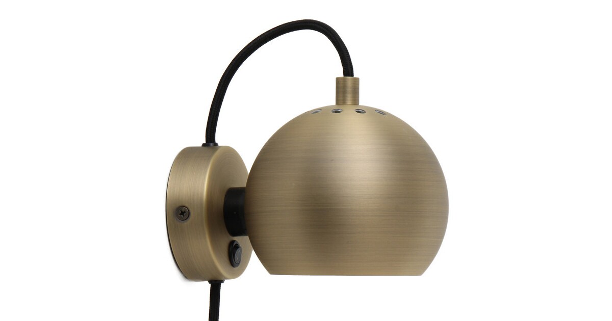 Frandsen Ball Magnet Wandleuchte Metallic