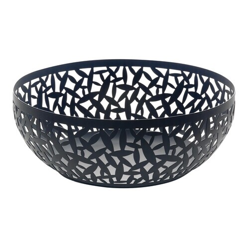 Alessi - Cactus - Corbeille à Fruits - noir/laqué/Taille 2/Ø29cm