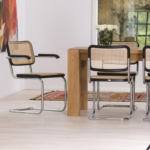 Thonet - Aktionsset Thonet S 64 Freischwinger + Fell