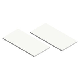 Piure - Nex Pur Office Shelf Set of 2 75x40cm