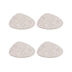 HEY-SIGN - Set de 4 dessous-de-verre Stone 15x13cm