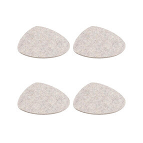 HEY-SIGN - Set de 4 dessous-de-verre Stone 15x13cm
