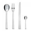 Alessi - Santiago - Service de 24 couverts - inox/poli/6 couteaux/6 fourchettes/6 cuillères à soupe/6 cuillères à café