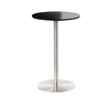 Magis - Passe Partout Bistrotisch rund - schwarz/Gestell Edelstahl satiniert/H x Ø: 73 x 47cm/Größe 1