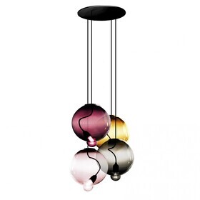 Cappellini - Meltdown Grape of 4 Suspension Lamp