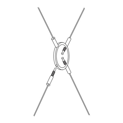 Moormann - FNP Shelf System Clamping Set - silver/aluminium/stainless steel/for stabilization of stand-alone shelves/the assembly needs 3x3 fields
