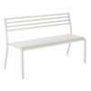 emu - Segno Gartenbank 128x59cm - weiß/pulverbeschichtet/BxHxT 128x81x59cm