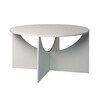 e15 - e15 FK05 Charlotte - Table basse  - blanc/Ø 76,5cm