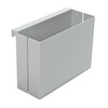 müller möbelwerkstätten - Flai Add-On-Element No. 4 Ablage für Flai Bett - weiß RAL 9016/mit Filzeinlage anthrazit/offen/LxBxH 30x13.5x22cm