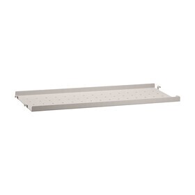 String - Tablette avec bords bas String System profondeur 20cm acier
