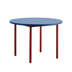 HAY - Two-Colour eettafel onderstel kastanje rood Ø105cm