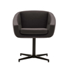 Softline - Aiko Swivel - Chaise pivotante - noir/kaki/étoffe Vision 443/PxHxP 64x75x55cm/structure noir