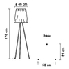 Flos - Rosy Angelis Floor Lamp - line drawing