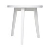 Gervasoni - Gray 42 Side Table - oak white / Ø50cm/staind/H: 50cm
