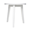 Gervasoni - Gray 42 - Table d'appoint - blanc / Ø50cm/staind/H: 50cm