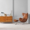 Fritz Hansen - Promotion Set Egg Chair + Footstool Leather
