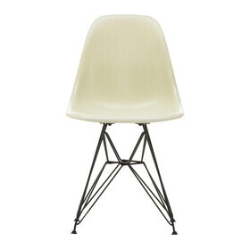 Vitra - Eames Fiberglass Side Chair DSR zwart