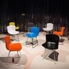 Knoll International - Bertoia Plastic - Chaise piètement noir