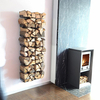 Radius - Wooden Tree Firewood Shelf