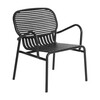 Petite Friture - Week-End - Fauteuil - noir RAL 9005/peinture époxy grainée/PxHxP 66x77x62cm/pour usages indoor & outdoor