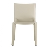 Cassina - Cab Mario Bellini Kernleder-Stuhl - Kernleder elfenbein matt