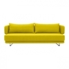 Softline - Jasper - Canapé-Lit - jaune/feutre 847/incl. 2 coussins/taie de canapé et coussin extractible