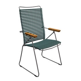 HOUE - Chaise de jardin avec accoudoirs Click Position