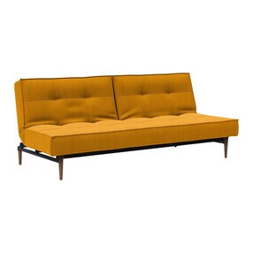 Innovation Living - Splitback Styletto Schlafsofa Holz dunkel 210x91cm