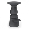 Moooi - New Antiques Low Barhocker - schwarz/inkl. festem Sitzkissen/H 66cm