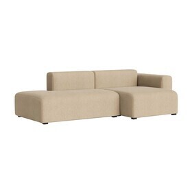 HAY - Canapé de 2,5 places avec accoudoirs bas droite Mags 246x127,5cm
