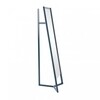 Schönbuch - Club - Porte-vêtements avec miroir - bleu acier/mat/miroir: 42x140cm/coat bar: 20cm