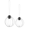 Eva Solo - Eva Solo Suet bird feeder Set Of 2 - stainless steel/black/Ø 8cm