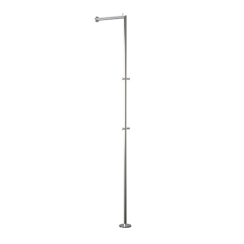 FROST - Nova - Portemanteau pour montage mural - inox/brossé/H 170cm, Ø10cm