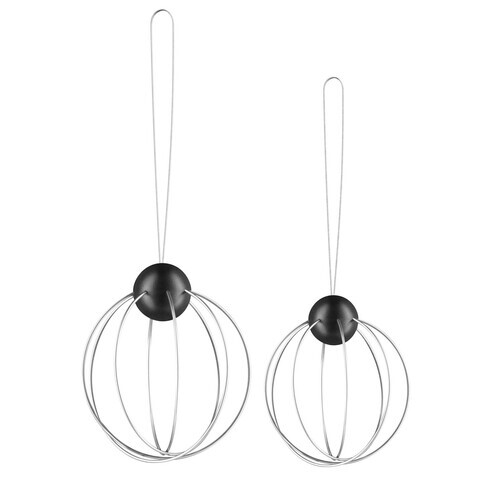 Eva Solo - Eva Solo Suet bird feeder Set Of 2 - stainless steel/black/Ø 8cm