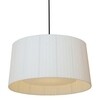 Santa + Cole - GT6 - Suspension - crème/baldaquin nickel dépoli/diffuseur blanc/Ø45cm
